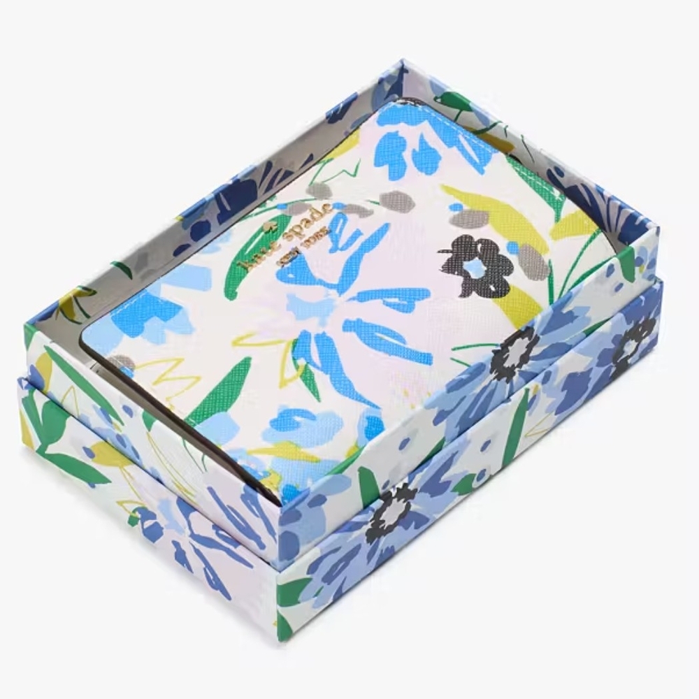 Boxed Madison Floral Medium Bifold Wallet